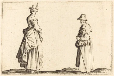 Deux femmes de profil