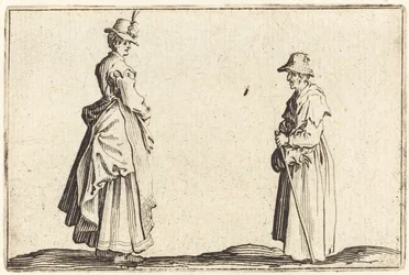 Deux femmes de profil