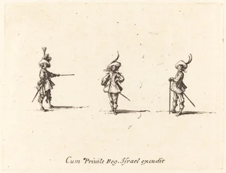 Exercice sans armes, 1634-1635