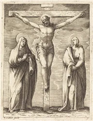 La Vierge et saint Jean au pied de la croix