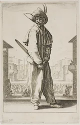 Zanni, extrait de Trois comédiens italiens