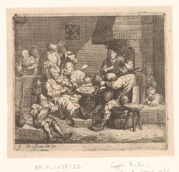 Scène dans une auberge