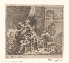 Intérieur avec joueur de violon