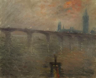 Soirée, Westminster depuis le pont de Waterloo