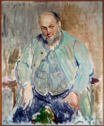 Portrait du sculpteur français Antoine Bourdelle (1861-1929)