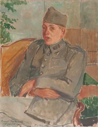 Portrait du pianiste et compositeur Francis Poulenc 1899-1963, 1920