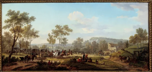 Course dans les environs de Longchamps