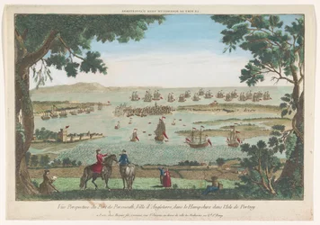 Vue du port de Portsmouth