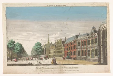 Vue sur le Lange Voorhout à La Haye