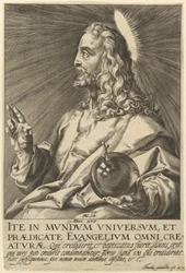 Christ, de Christ et les Douze Apôtres, avant 1609