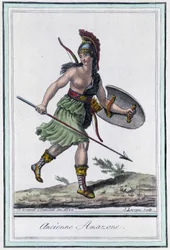 Ancienne Amazon - dans "Encyclopedia of travels" de Grasset Saint Sauveur, édition Paris