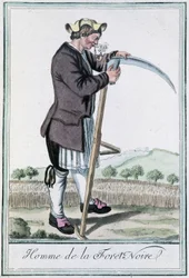 Homme de la Forêt-Noire - dans « Encyclopédie des voyages » par Grasset St Sauveur, éd. 1796