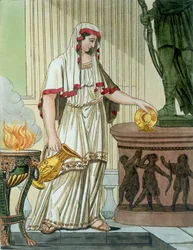 Vierge vestale, illustration de 