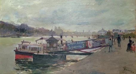 Scène de port, 19ème siècle