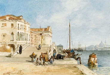 Vue du quai Zattere, Venise