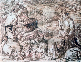 Hippocrate et Démocrite, vers 1584-1629