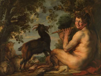 Un satyre (détail)