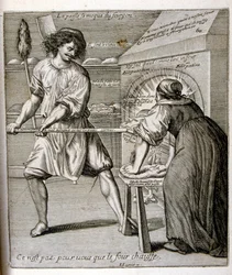 Illustration gravée du 17e siècle tirée d