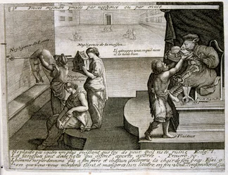 Illustration gravée du 17e siècle tirée d