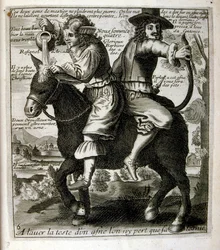 Illustration gravée du 17e siècle tirée d