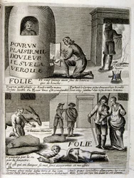 Illustration gravée du 17e siècle tirée d