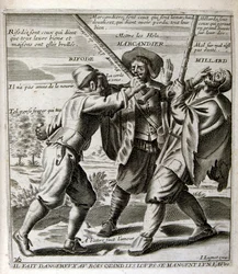 Illustration gravée du 17e siècle tirée d