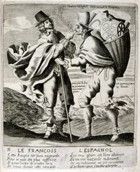 Illustration gravée du 17e siècle tirée d