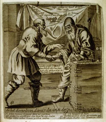 Illustration gravée du 17e siècle tirée d