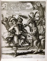 Illustration gravée du 17e siècle tirée d