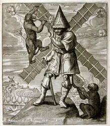 Illustration gravée du 17e siècle tirée d