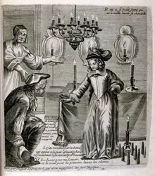 Illustration gravée du 17e siècle tirée d