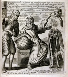 Illustration gravée du 17e siècle tirée d