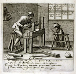 Illustration gravée du 17e siècle tirée d