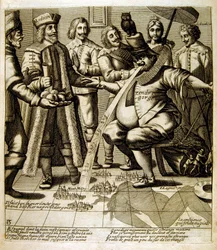 Illustration des fables de Jean de La Fontaine (gravure)