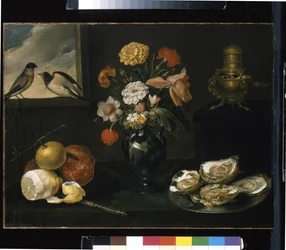 Nature morte avec les quatre éléments