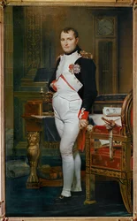 Empereur Napoléon Ier Bonaparte (huile sur toile)