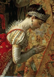 Impératrice Joséphine Le Couronnement de Napoléon (détail)
