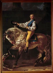 Portrait équestre du comte Stanislas Potocki