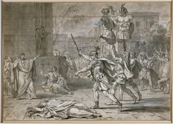 Horace vainqueur rentrant dans Rome