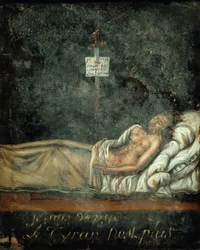 Louis-Michel Le Peletier, Marquis de Saint-Fargeau 1760-1793 sur son lit de mort