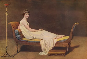 Madame Récamier, 1800, vers 1915