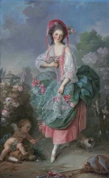 Mademoiselle Guimard dans le rôle de Terpsichore