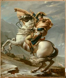 Napoléon franchissant les Alpes