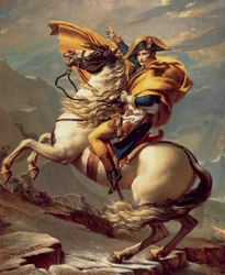 Napoléon franchissant les Alpes