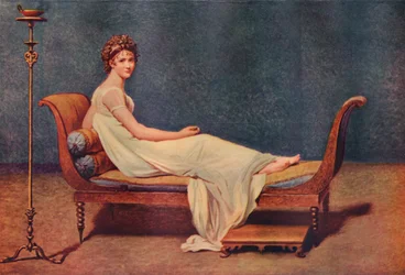 Portrait de Madame Récamier, 1800, 1911