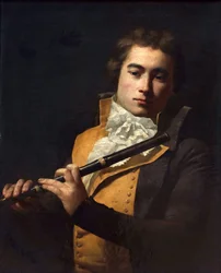 Portrait du compositeur et flûtiste François Devienne 1759-1803, vers 1792