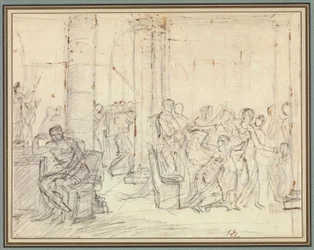 Étude pour Les licteurs rapportent à Brutus les corps de ses fils