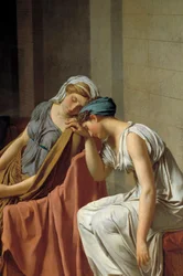 Le Serment des Horaces (détail)