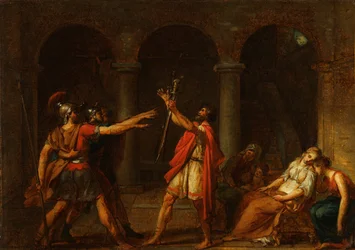 Le Serment des Horaces, étude, 1784