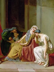 Le Serment des Horaces (détail)